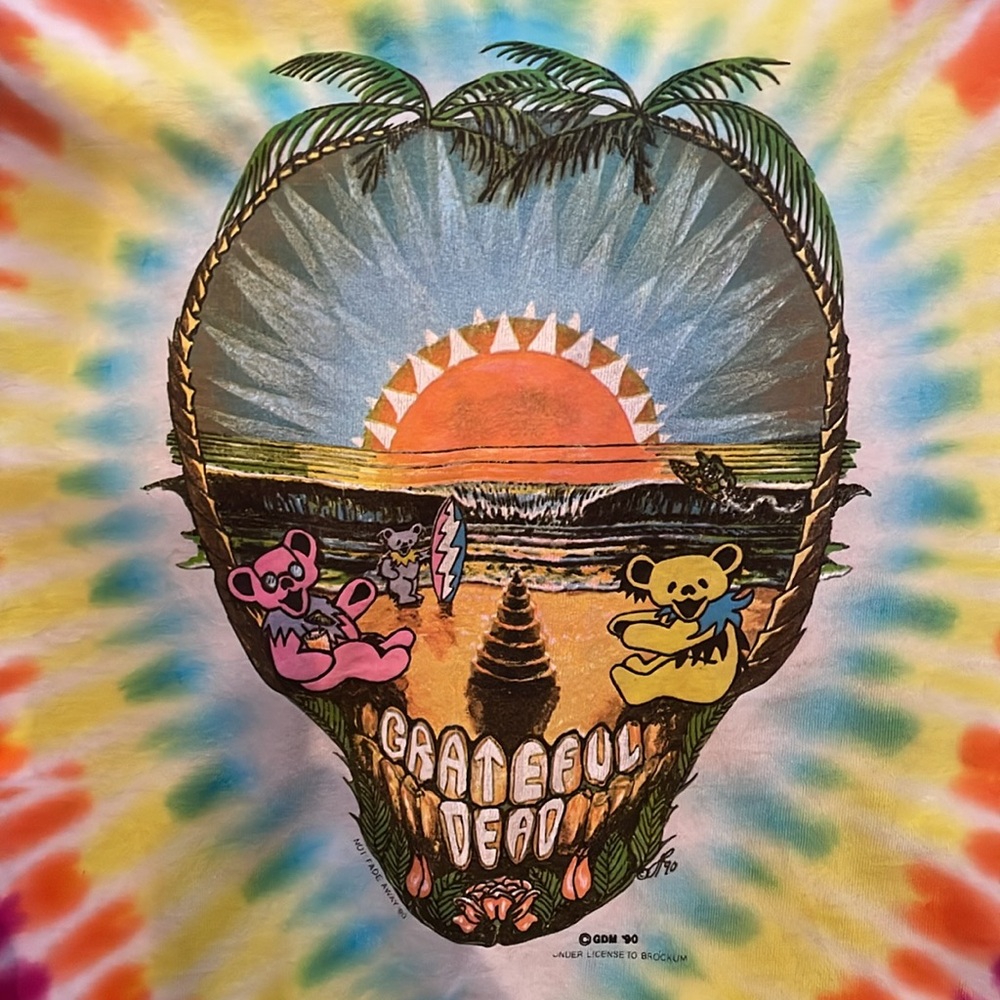 Grateful Dead Spring Tour ‘91 Tie Dye T-Shirt - Picture 3 of 12
